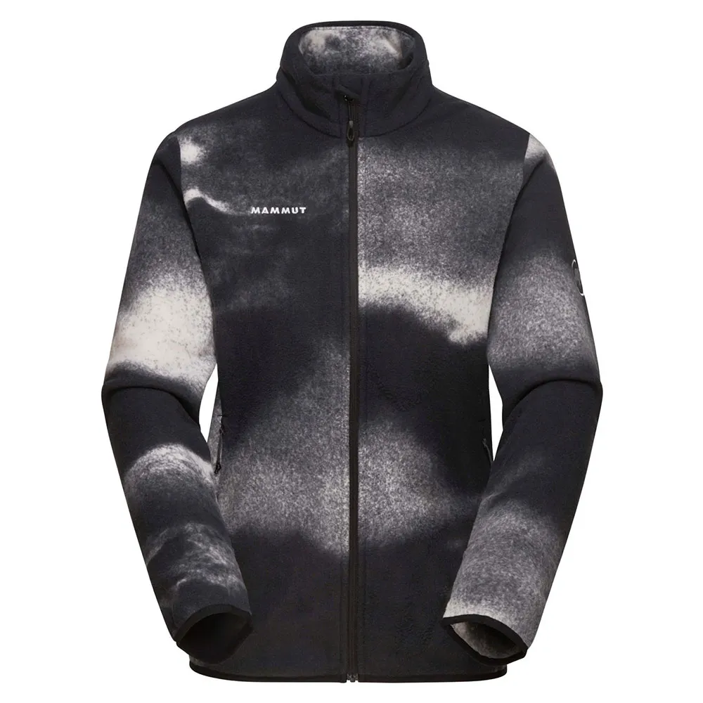 Mammut Innominata Light Grain Fleece Mit Durchgehendem Reißverschluss, Black / white