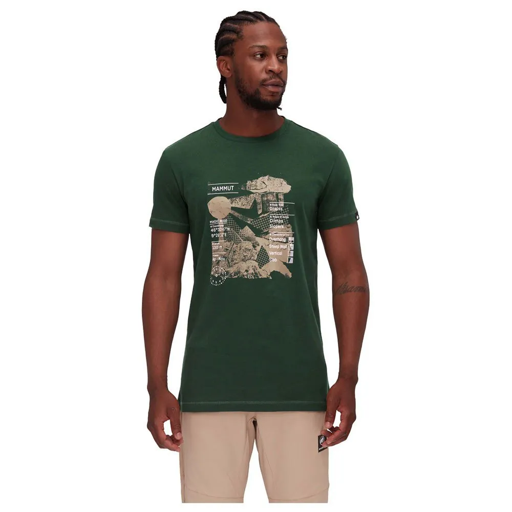 Mammut Massone Rocks Kurzarm-t-shirt, Woods Mammut Massone Rocks Kurzarm-t-shirt, Woods