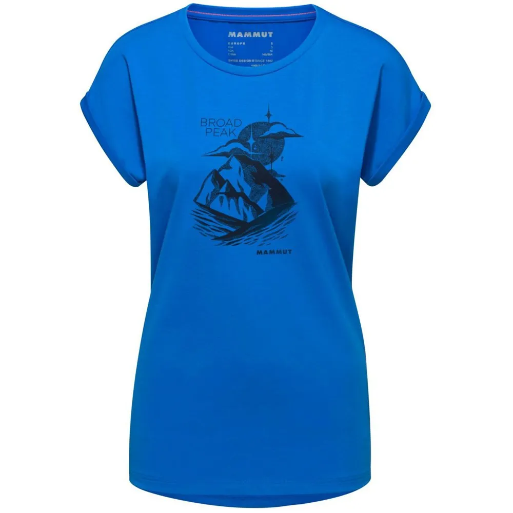 Mammut Mountain Broad Peak Kurzarm-t-shirt, Ice Mammut Mountain Broad Peak Kurzarm-t-shirt, Ice