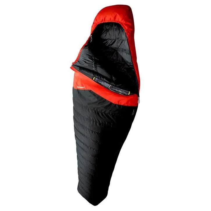 Mammut Nordic Down 180 Schlafsack, Graphite / fire, Right Zipper Mammut Nordic Down 180 Schlafsack, Graphite / fire, Right Zipper