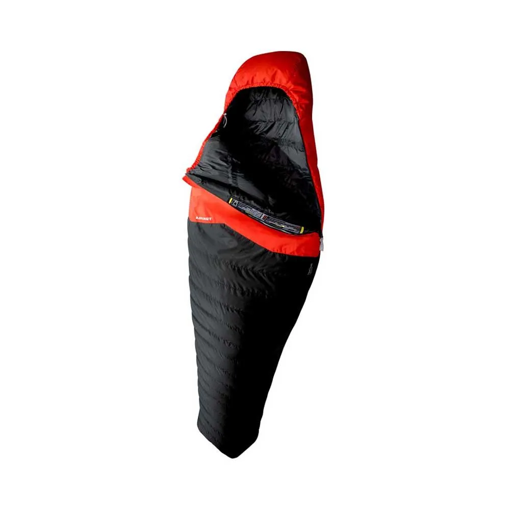 Mammut Nordic Down 195 Schlafsack, Graphite / fire, Left Zipper Mammut Nordic Down 195 Schlafsack, Graphite / fire, Left Zipper