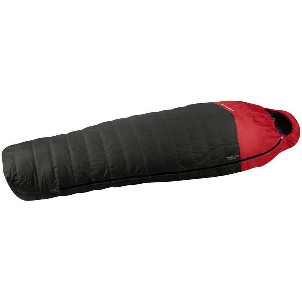 Mammut Nordic Down 195 Schlafsack, Graphite / fire, Left Zipper Mammut Nordic Down 195 Schlafsack, Graphite / fire, Left Zipper