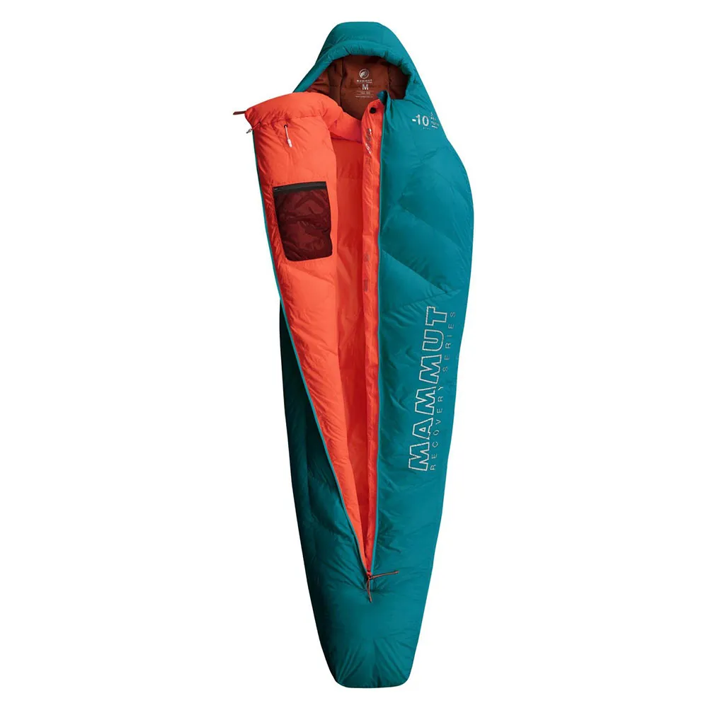 Mammut Perform Down-10c Schlafsack Für Frauen, Petrol, Central Zipper