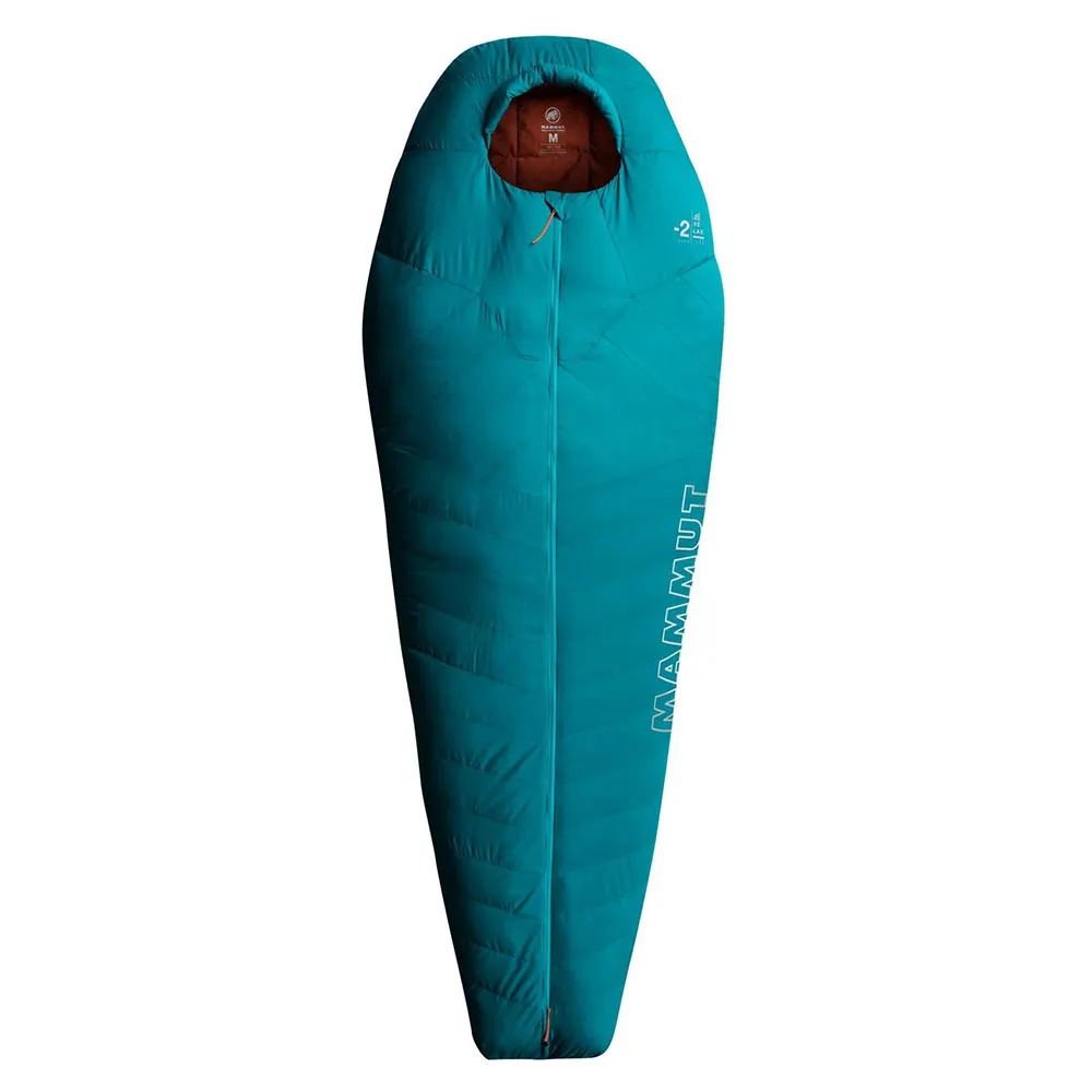 Mammut Relax Down-2c Schlafsack Für Frauen, Petrol, Central Zipper
