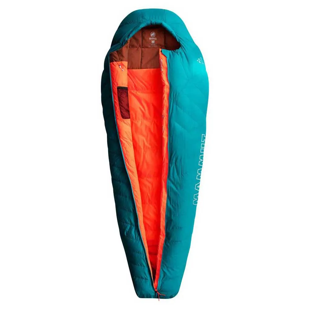 Mammut Relax Down -2ºc Schlafsack, Petrol, Central Zipper Mammut Relax Down -2ºc Schlafsack, Petrol, Central Zipper