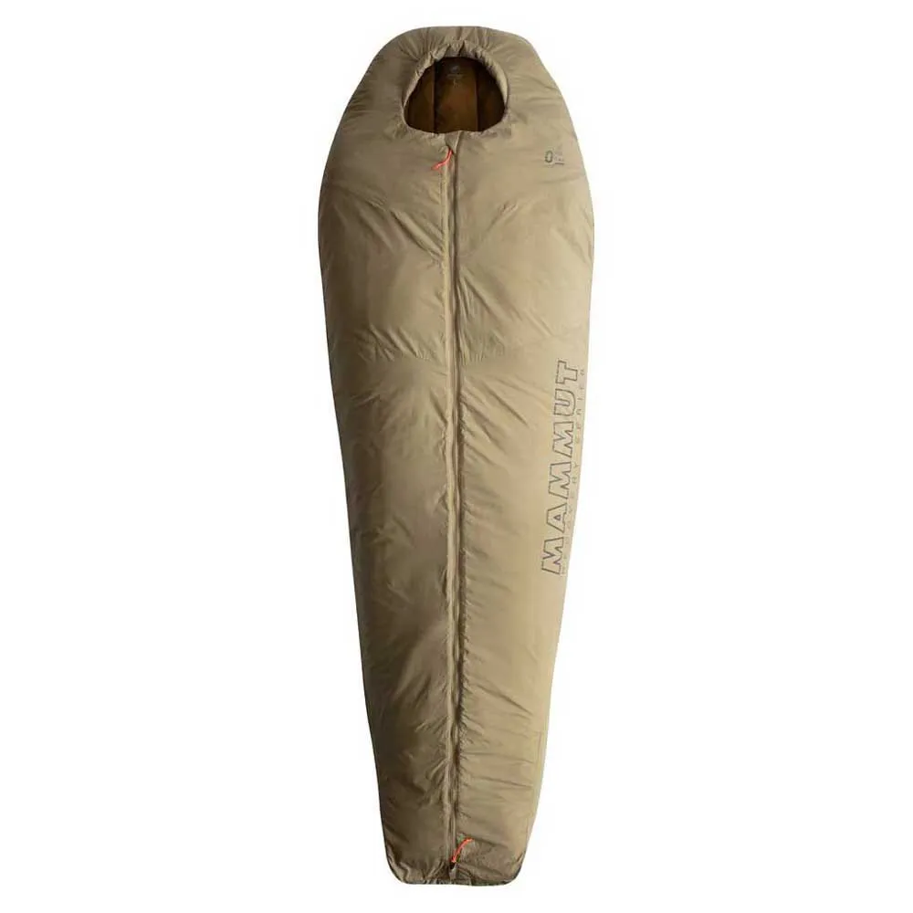 Mammut Relax Fiber 0ºc Schlafsack, Olive, Central Zipper Mammut Relax Fiber 0ºc Schlafsack, Olive, Central Zipper
