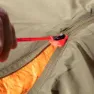Mammut Relax Fiber 0ºc Schlafsack, Olive, Central Zipper