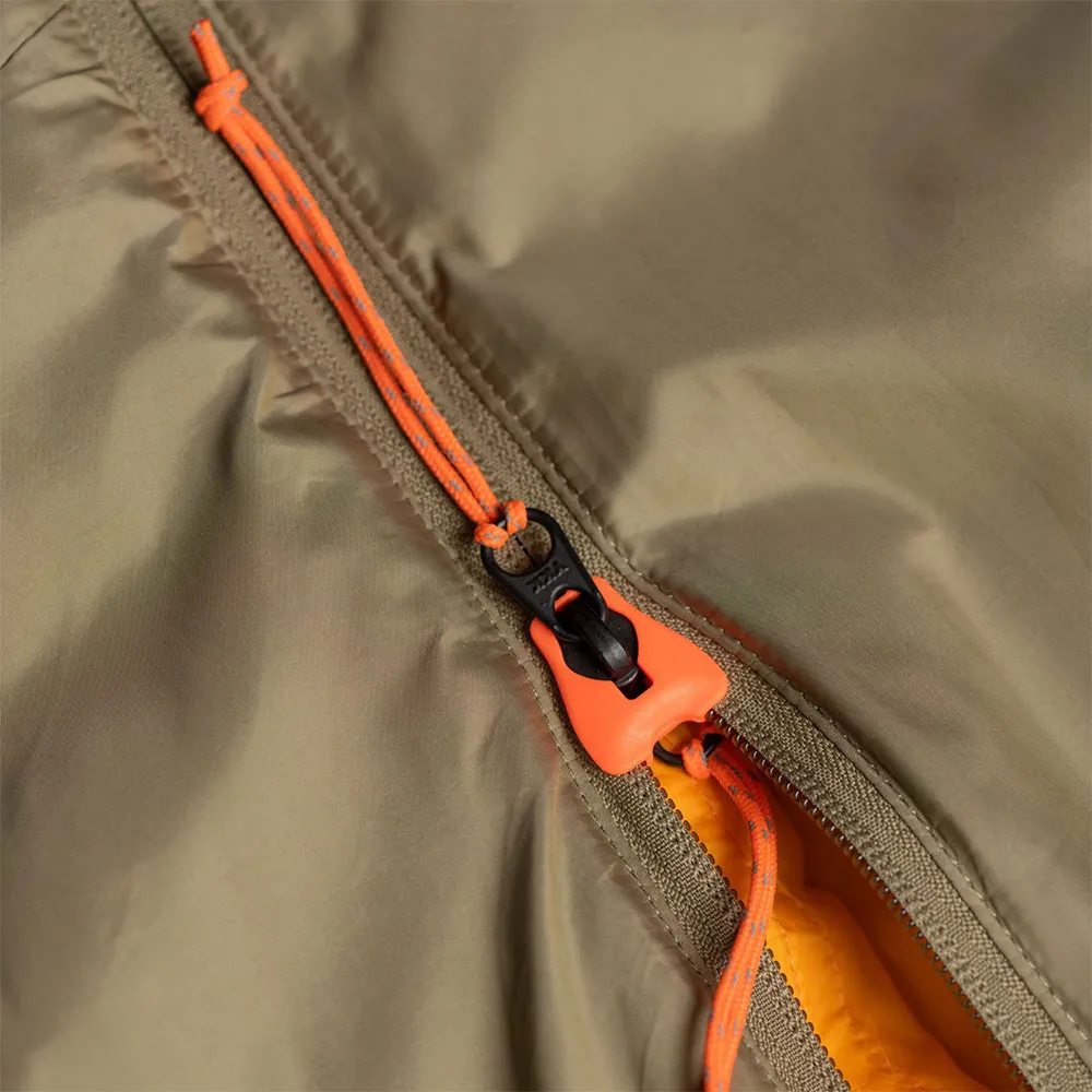 Mammut Relax Fiber 0c Schlafsack, Olive, Central Zipper