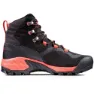 Black / dark salmon