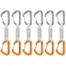 Mammut Sender Wire Expressschlinge 6 Einheiten, Wire gate / wire gate / light grey, 12cm