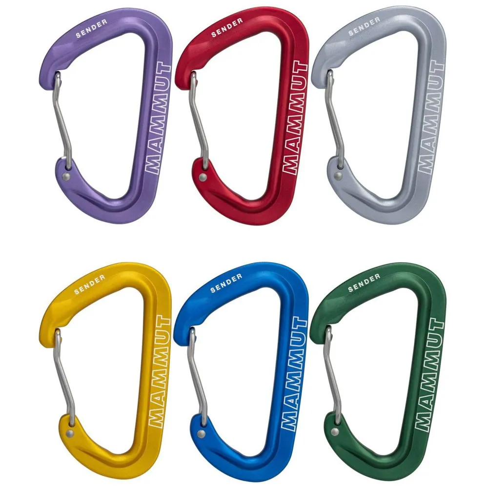 Mammut Sender Wire Rackpack Karabinerhaken, Wire gate / multicolour, One Size Mammut Sender Wire Rackpack Karabinerhaken, Wire gate / multicolour, One Size