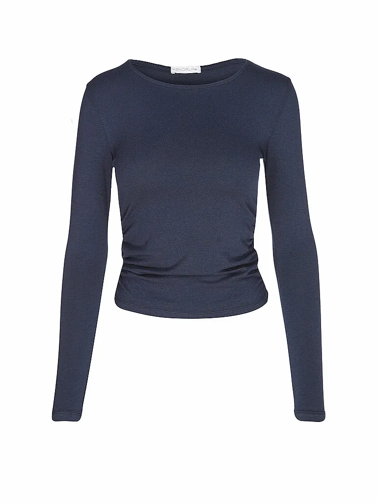 MANDALA Damen Yoga Shirt, Dunkelblau MANDALA Damen Yoga Shirt, Dunkelblau