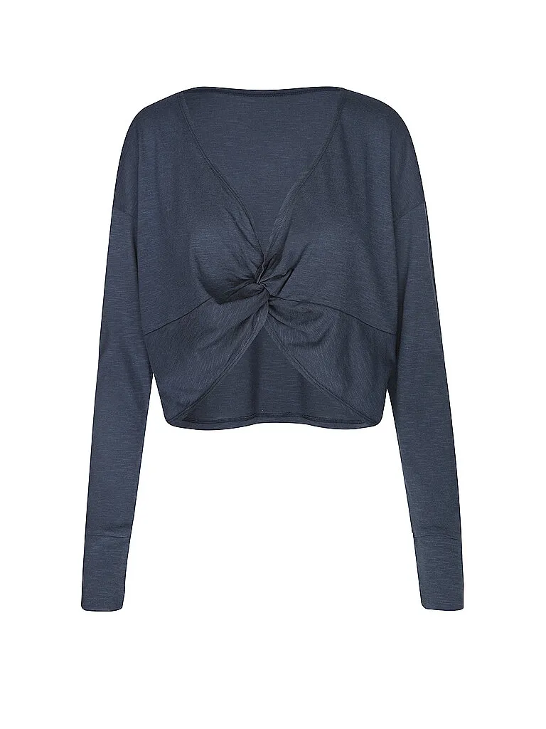 MANDALA Damen Yogashirt Reversible Top, Dunkelblau