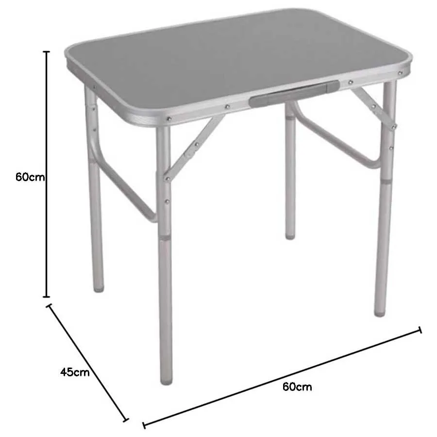 Marbueno Summer 10012 D25 60x45x25/60 Cm Höhenverstellbarer Klappcampingtisch, Assorted, 60 x 45 x 25/60cm Marbueno Summer 10012 D25 60x45x25/60 Cm Höhenverstellbarer Klappcampingtisch, Assorted, 60 x 45 x 25/60cm
