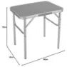 Marbueno Summer 10012 D25 60x45x25/60 Cm Höhenverstellbarer Klappcampingtisch, Assorted, 60 x 45 x 25/60cm