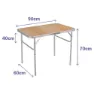 Marbueno Summer 10014 D25 90x60x39/70 Cm Höhenverstellbarer Klappcampingtisch unisex, Assorted, 90 x 60 x 39/70cm