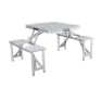 Marbueno Summer 10439 Folding With 2 Benches Set Tisch, Grey, 136 x 85 x 67cm
