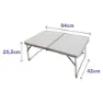 Marbueno Summer 10440 D13 64x42x29.5 Cm Klappbarer Campingtisch, Assorted, 64 x 42 x 29.5cm