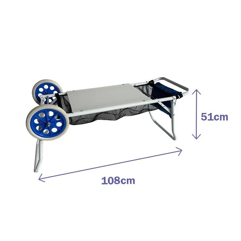 Marbueno Summer 108x51x51 Cm Faltbarer Und Transformierbarer Strandwagen Marbueno Summer 108x51x51 Cm Faltbarer Und Transformierbarer Strandwagen