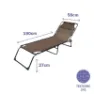 Marbueno Summer 190x58x27 Cm Klappbare Sonnenliege
