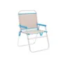 Marbueno Summer 56x52x80 Cm Fester Klappstuhl Aus Aluminium, Blue / beige, One Size