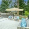 Marbueno Summer Aluminium Runder Sonnenschirm Mit Stockhöhe 270 Cm 35 Mm 240 Cm unisex, Beige, One Size