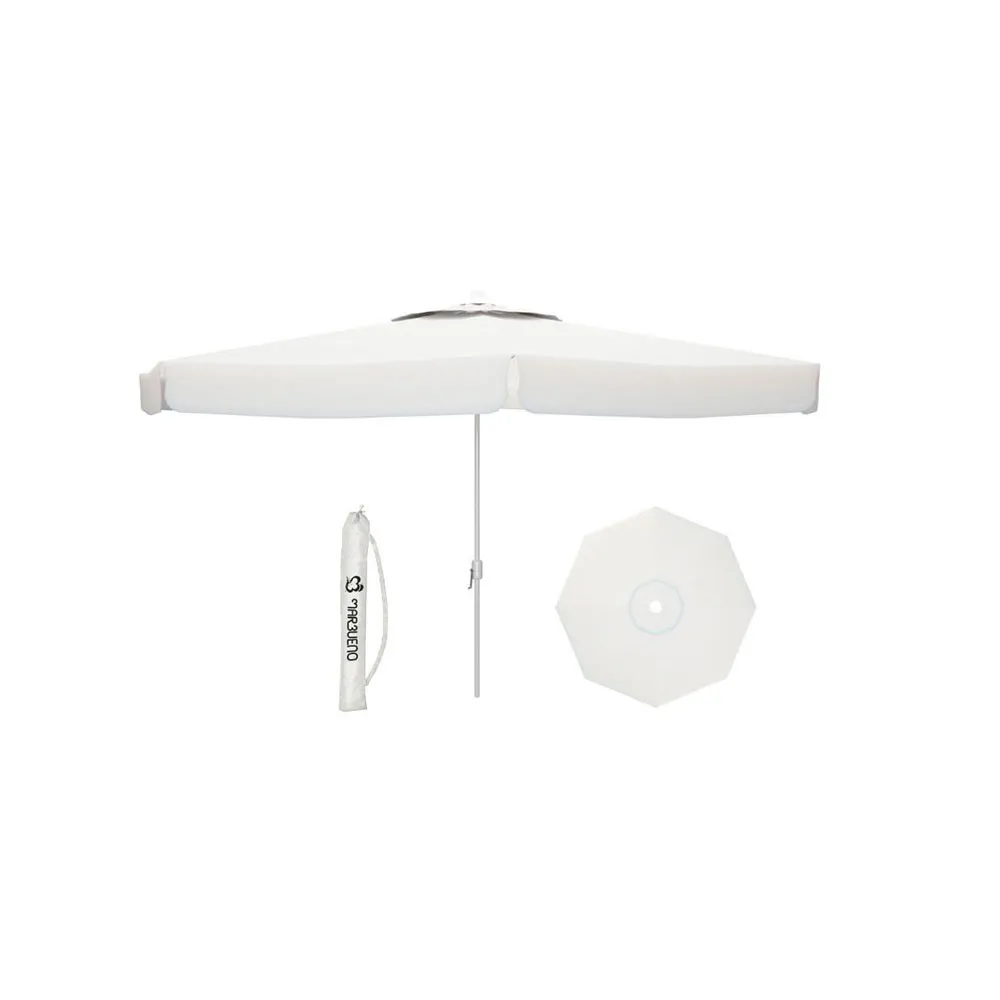 Marbueno Summer Aluminium Sonnenschirm Höhe 10184 Ø 300 Cm 250 Cm, White, One Size Marbueno Summer Aluminium Sonnenschirm Höhe 10184 Ø 300 Cm 250 Cm, White, One Size
