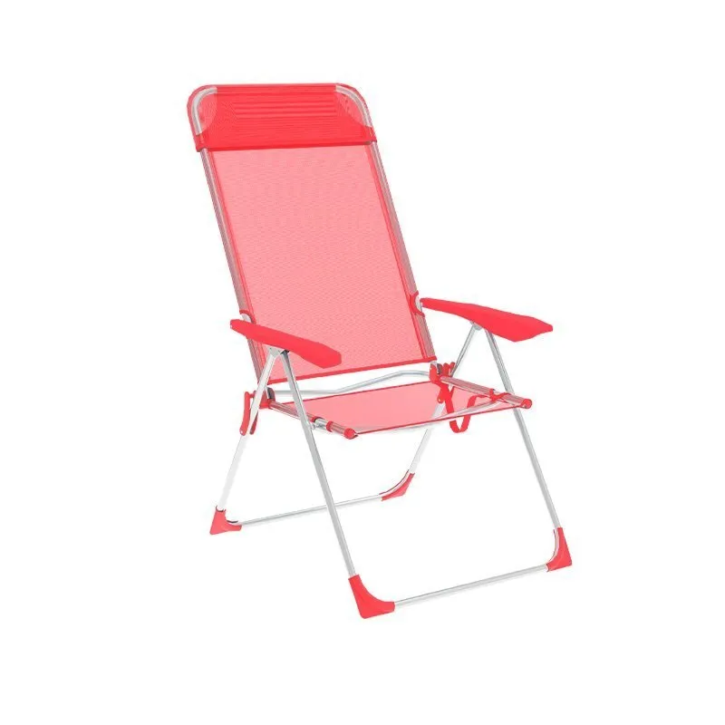 Marbueno Summer Klappstuhl 5 Positionen 69x58x110 Cm, Coral, One Size Marbueno Summer Klappstuhl 5 Positionen 69x58x110 Cm, Coral, One Size