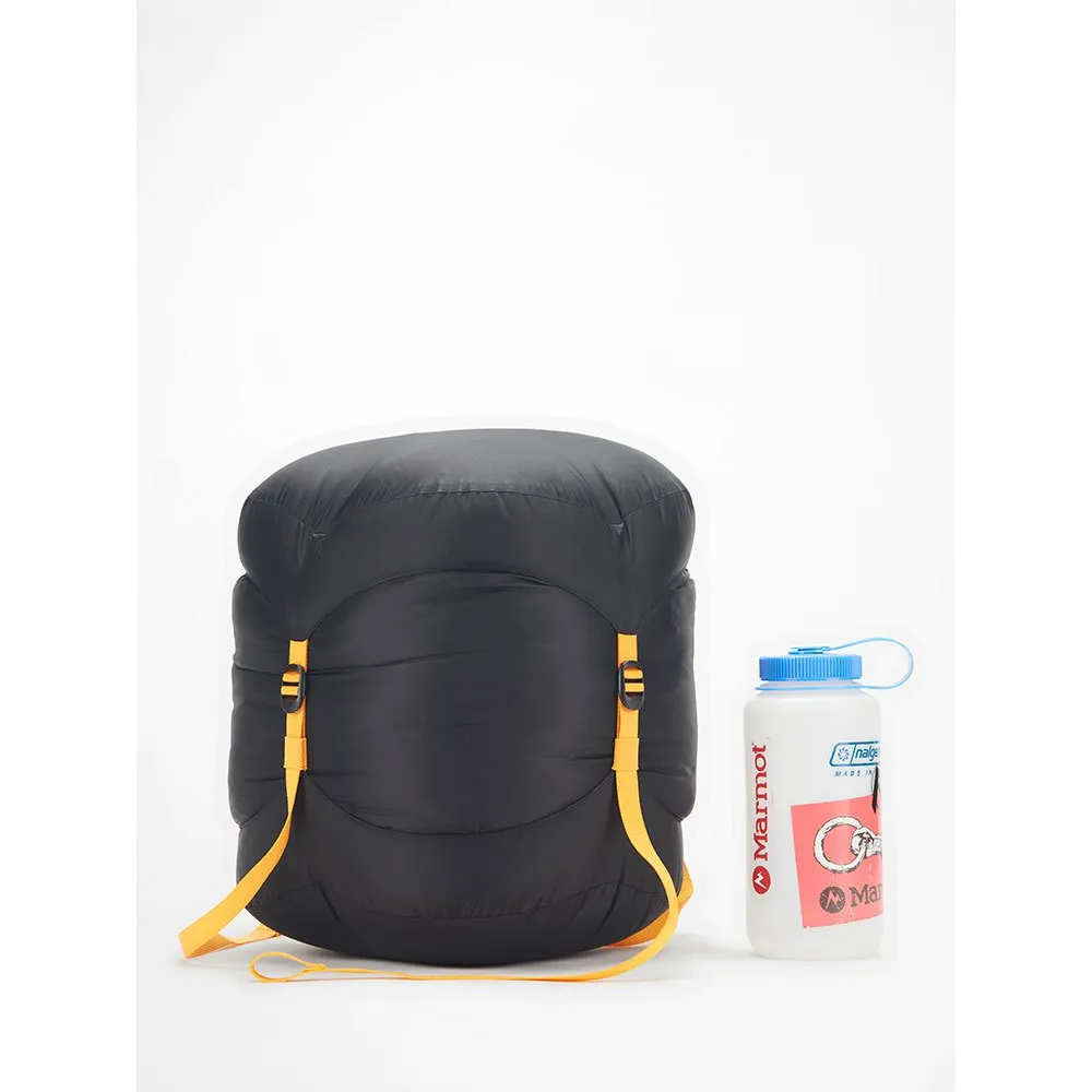 Marmot Cwm Schlafsack, Clear blue / black, Central Zip