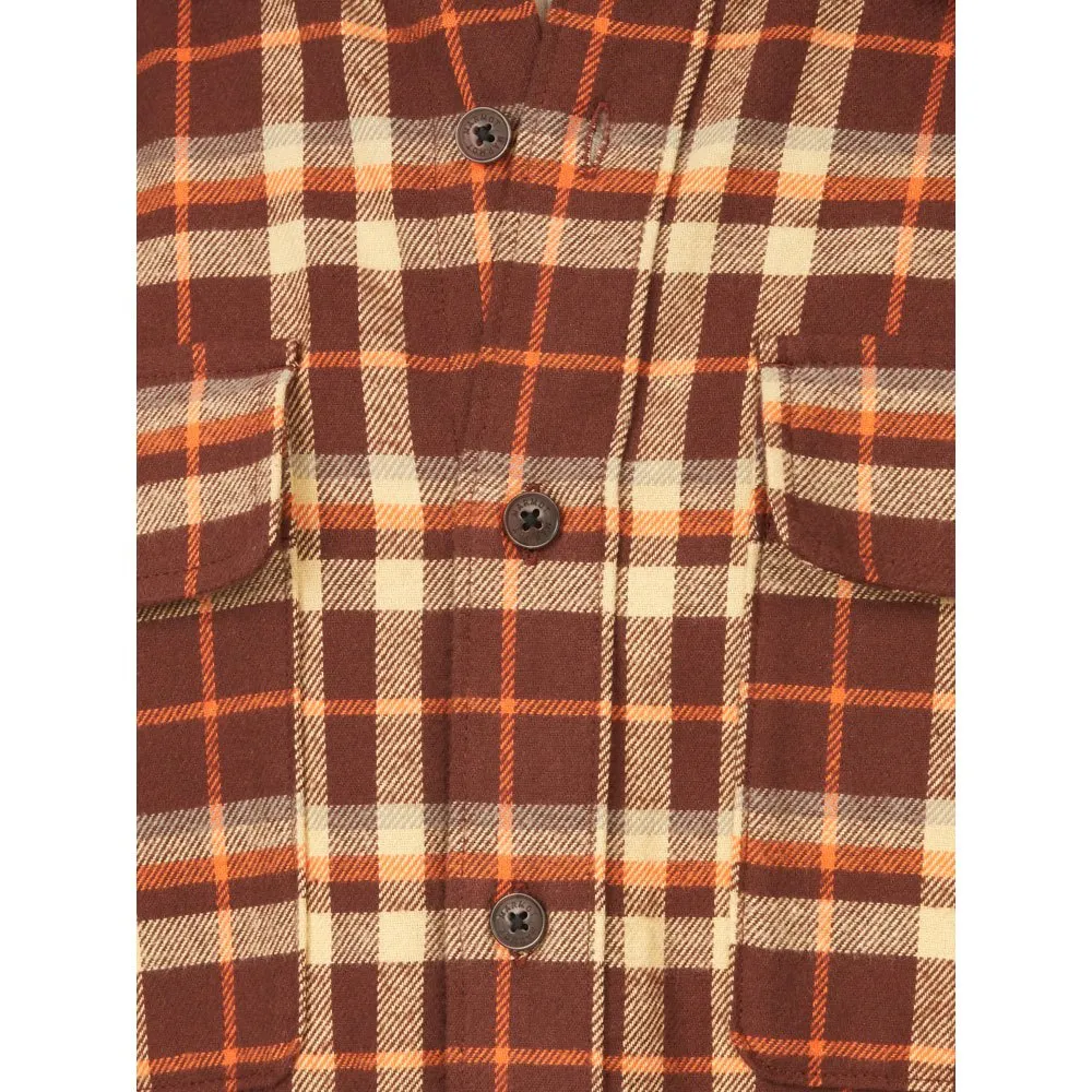 Marmot Doran Midweight Flannel Ls Langarmhemd, Chocolate