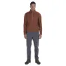 Marmot Heavyweight Drop Line Printed Fleece Mit Halbem Reißverschluss, Auburn geo diamonds