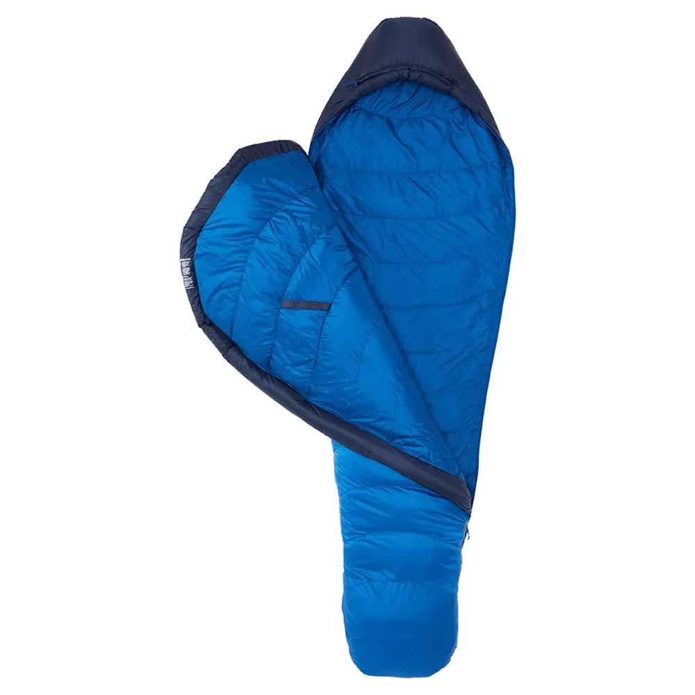 Marmot Helium M14405 Schlafsack, Arctic navy / dark azure, Left Zipper Marmot Helium M14405 Schlafsack, Arctic navy / dark azure, Left Zipper