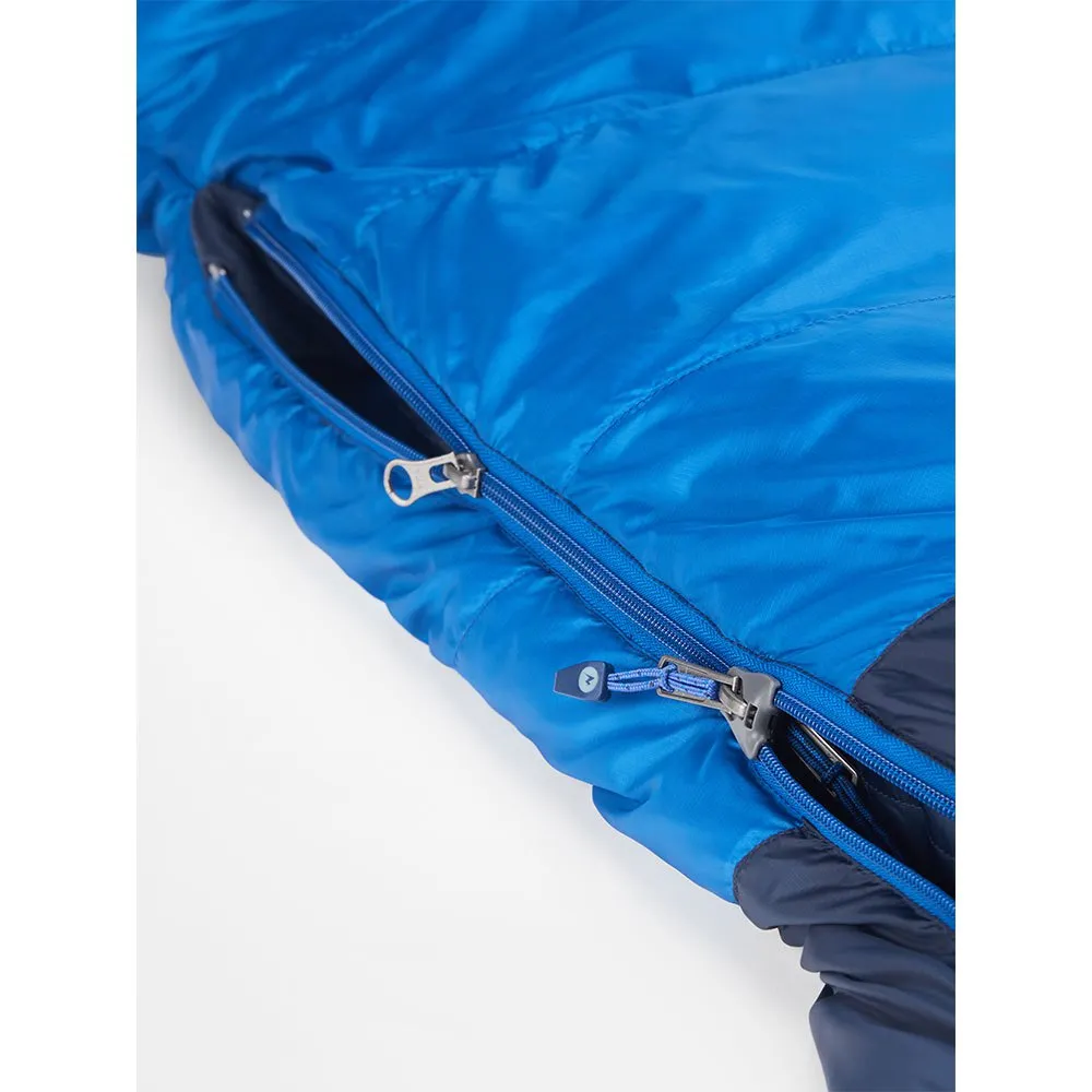 Marmot Helium M14405 Schlafsack, Arctic navy / dark azure, Left Zipper Marmot Helium M14405 Schlafsack, Arctic navy / dark azure, Left Zipper