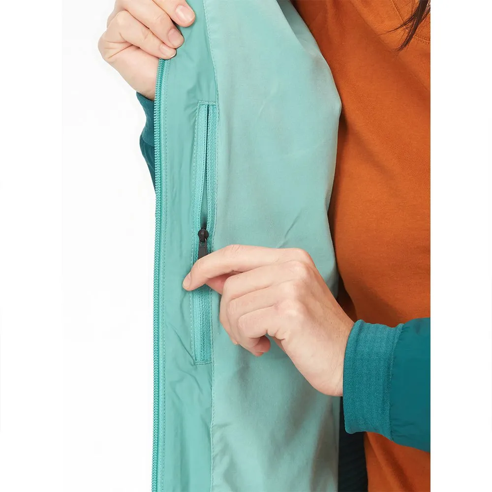 Marmot Novus Hybrid Kapuzenpullover, Blue agave / dark jungle