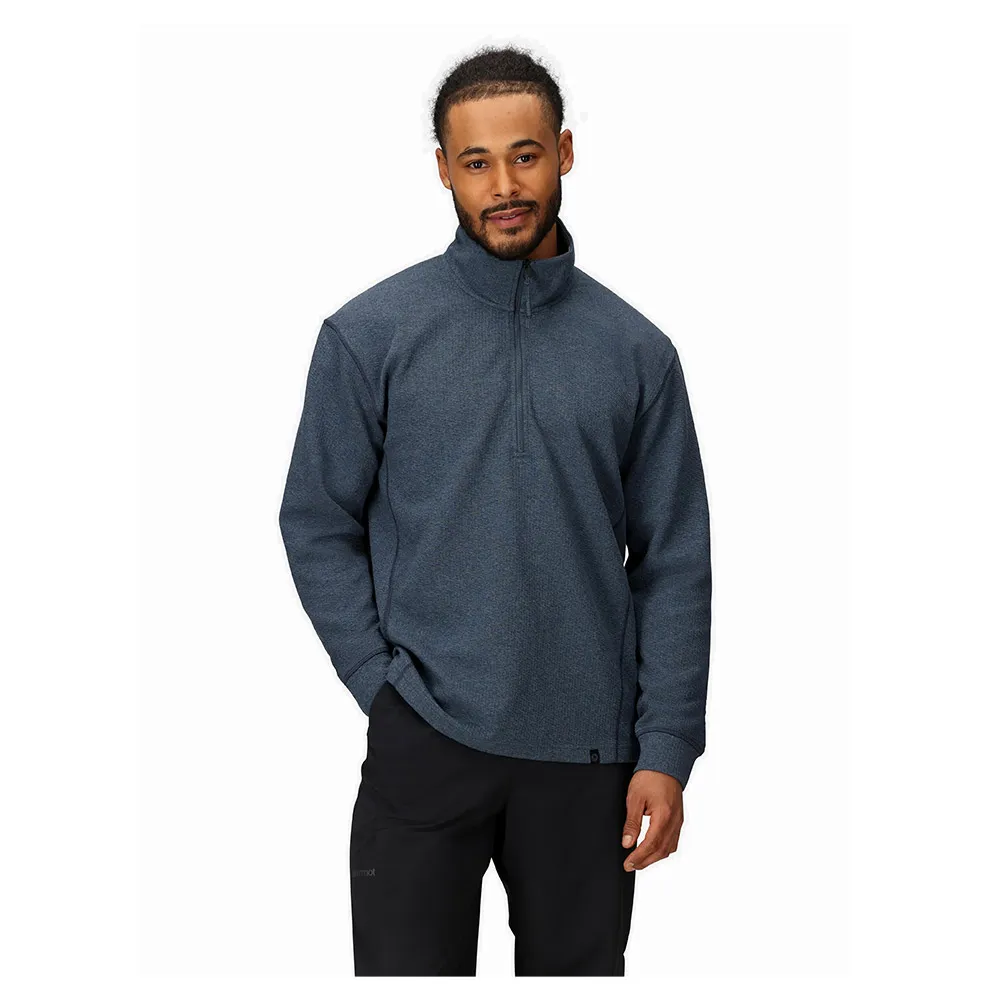 Marmot Ridge Tech Halbreißverschluss-sweatshirt, Thunderhead heather Marmot Ridge Tech Halbreißverschluss-sweatshirt, Thunderhead heather
