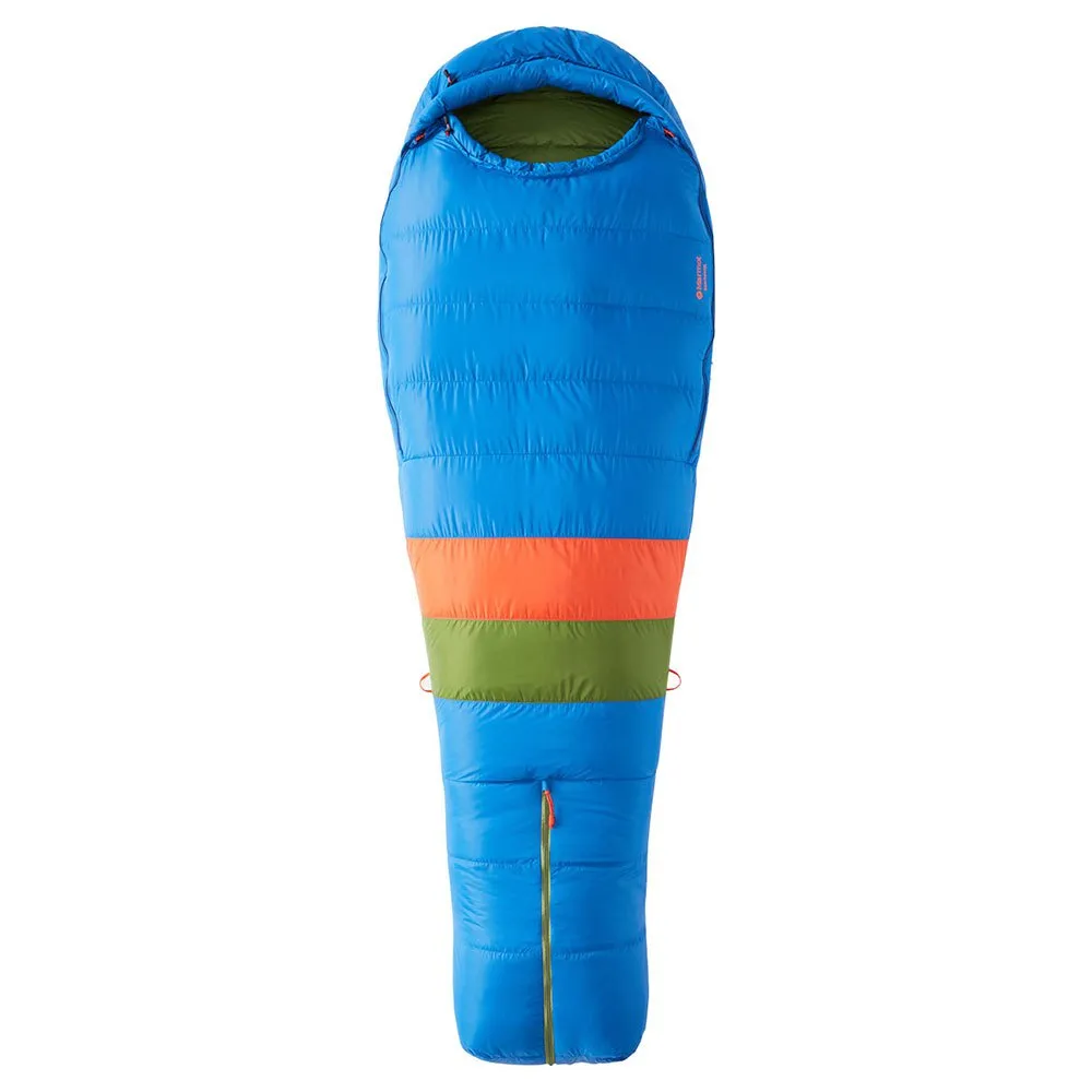 Marmot Sawtooth Schlafsack, Dark azure / foliage, Left Zipper Marmot Sawtooth Schlafsack, Dark azure / foliage, Left Zipper