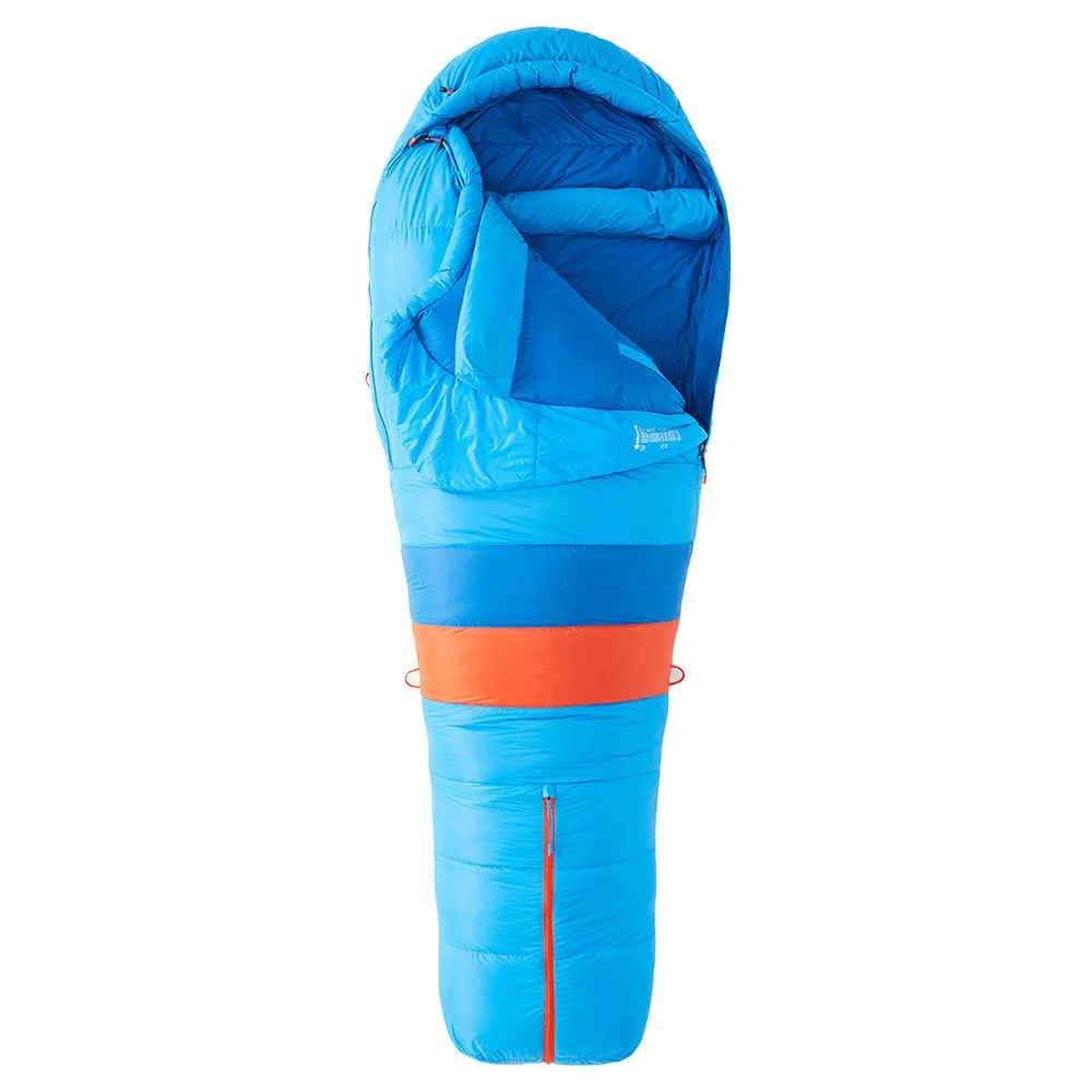 Marmot Wind River Schlafsack, Clear blue / dark azure, Left Zipper Marmot Wind River Schlafsack, Clear blue / dark azure, Left Zipper