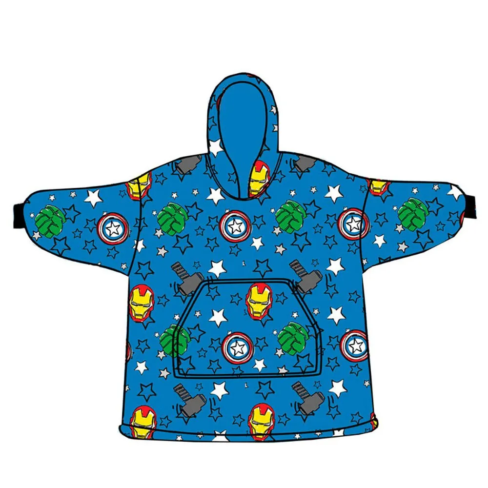 Marvel Der Avengers Morgenmantel, Multicolor, One Size Marvel Der Avengers Morgenmantel, Multicolor, One Size