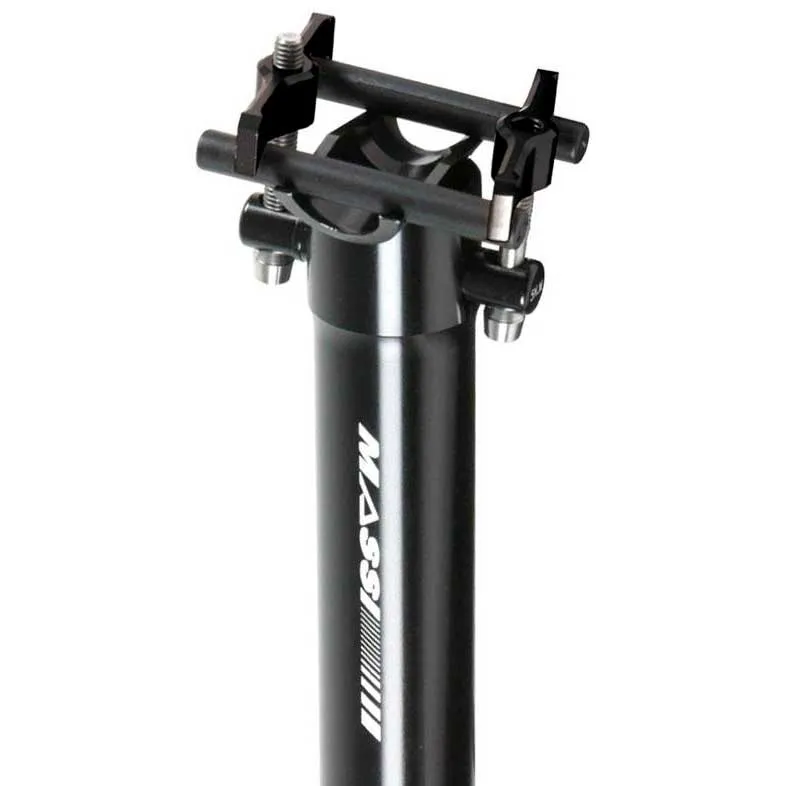 MASSI 165 30.9x410 Mm Alloy Sattelstütze, Black, 410mm, 30.9mm MASSI 165 30.9x410 Mm Alloy Sattelstütze, Black, 410mm, 30.9mm