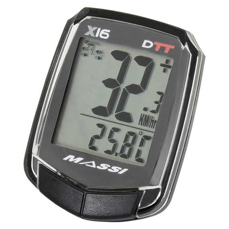 MASSI 9.0 Functions Wireless Fahrradcomputer, Black, One Size MASSI 9.0 Functions Wireless Fahrradcomputer, Black, One Size