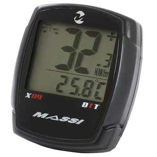 MASSI 9 0 Functions Wireless Fahrradcomputer, Black, One Size MASSI 9 0 Functions Wireless Fahrradcomputer, Black, One Size