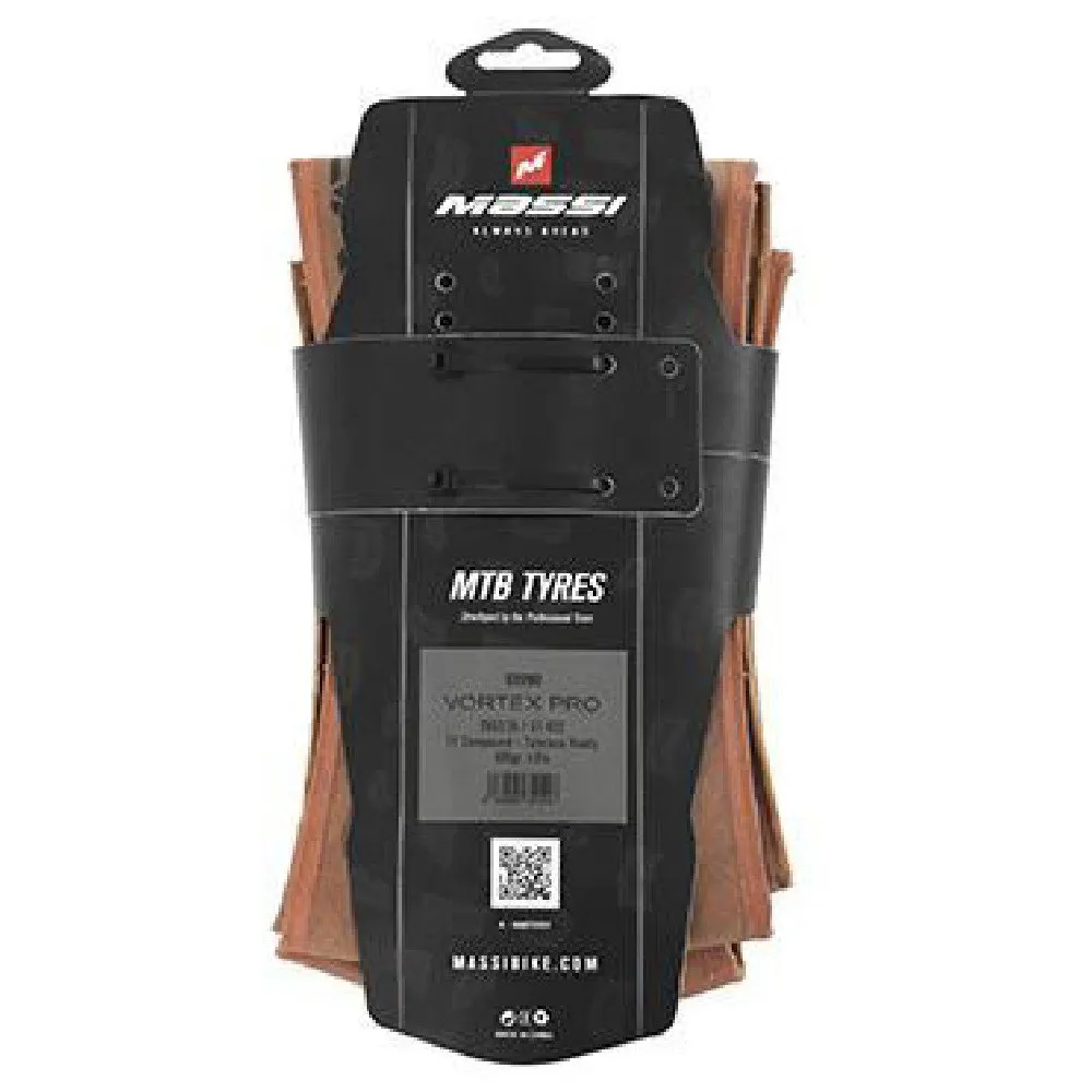 MASSI A/f Vortex Pro Skin Wall 29´´ X 2.25 Mtb-reifen, Black / brown, 29" x 2.25 MASSI A/f Vortex Pro Skin Wall 29´´ X 2.25 Mtb-reifen, Black / brown, 29" x 2.25