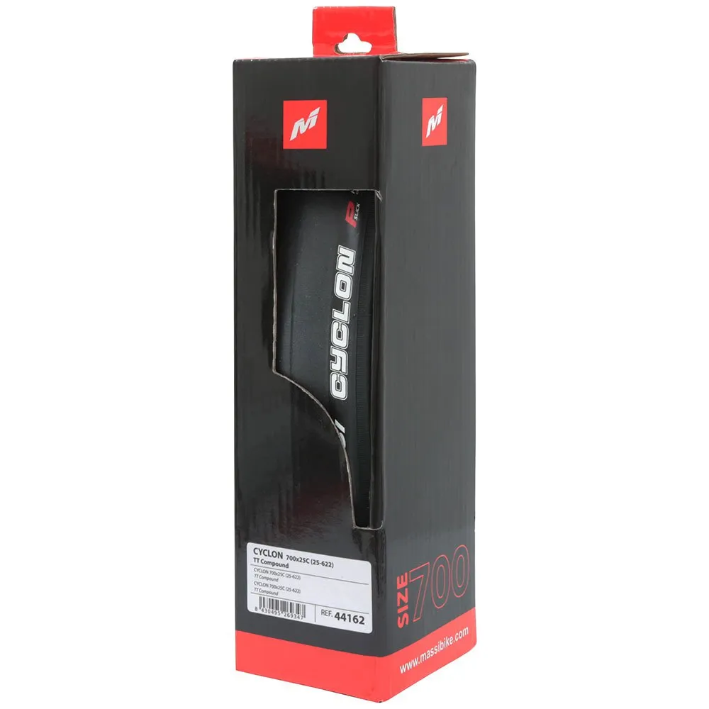 MASSI Cyclon 700c X 23 Steifer Rennradreifen, Black, 700C x 23 MASSI Cyclon 700c X 23 Steifer Rennradreifen, Black, 700C x 23