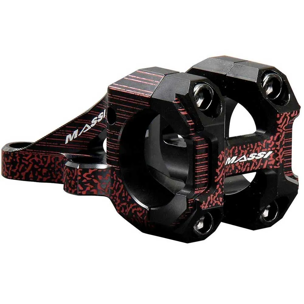 MASSI Dh Toro Team World Cup 31.8 Mm Fahrradvorbau, Black / red, 50mm