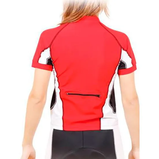 MASSI Due Kurzarm-radtrikot, Red / white, M
