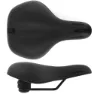 MASSI Flee Gel Elastomer Sattel, Black, 190mm