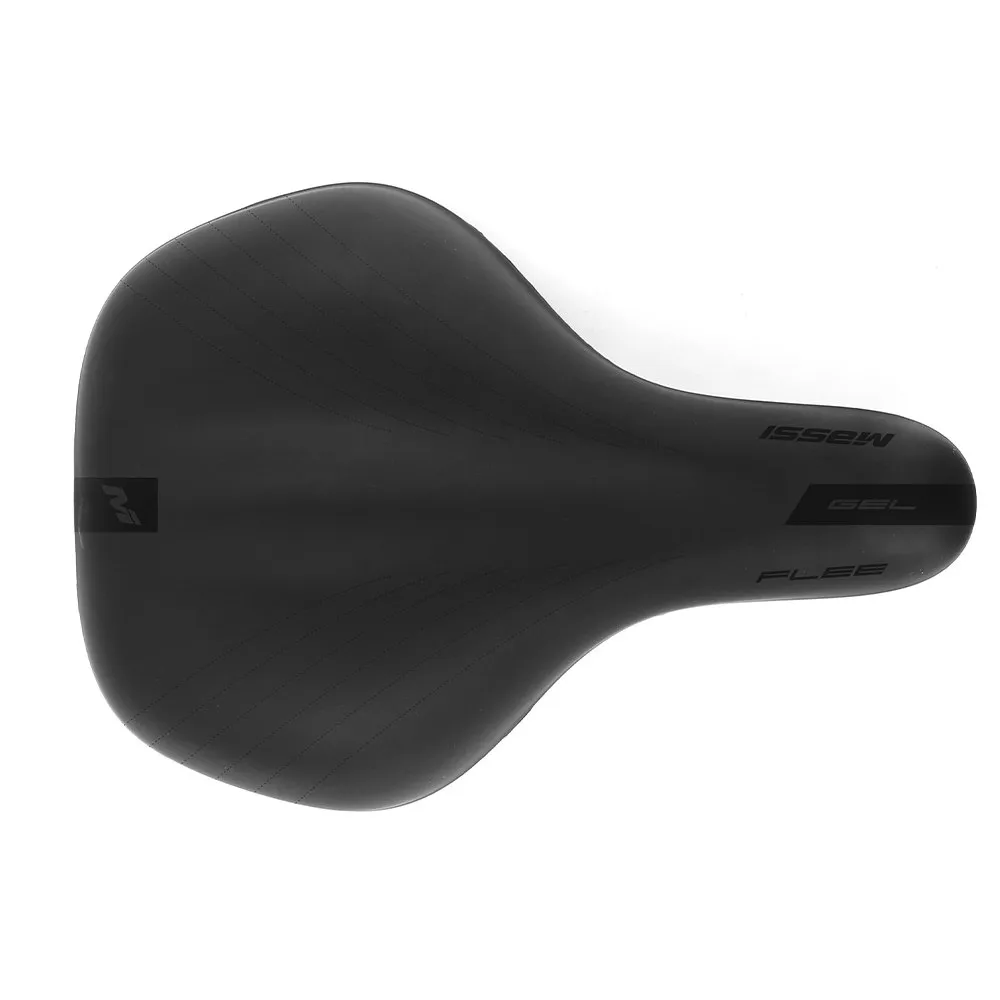 MASSI Flee Gel Elastomer Sattel, Black, 190mm MASSI Flee Gel Elastomer Sattel, Black, 190mm