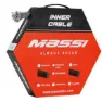 MASSI Kabelbremse Für Mountainbikes 100 Einheiten, Silver, One Size
