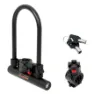 MASSI Mammoth 12 Mm Bügelschloss, Black, 180 x 245mm
