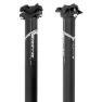 MASSI Msp-204 31.6x400 Mm Sattelstütze, Black / silver, 400mm, 31.6mm